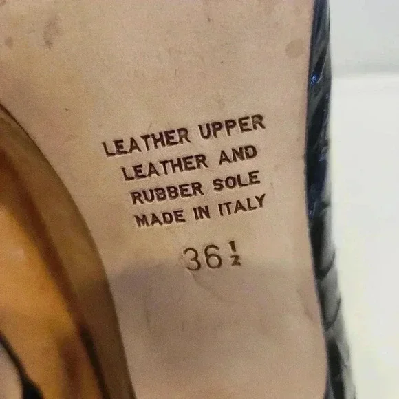 Anyi Lu peep toe pumps in black and tan - Picture 6 of 6